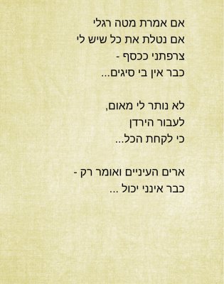 לא נותר לי